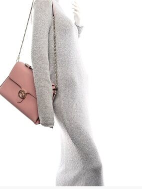 Gucci Pink Leather Top-Handle Satchel with Red-Enamel Logo